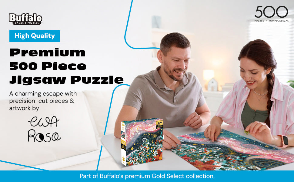 Gold Collection: Celestial Animals 500 Piece Puzzle