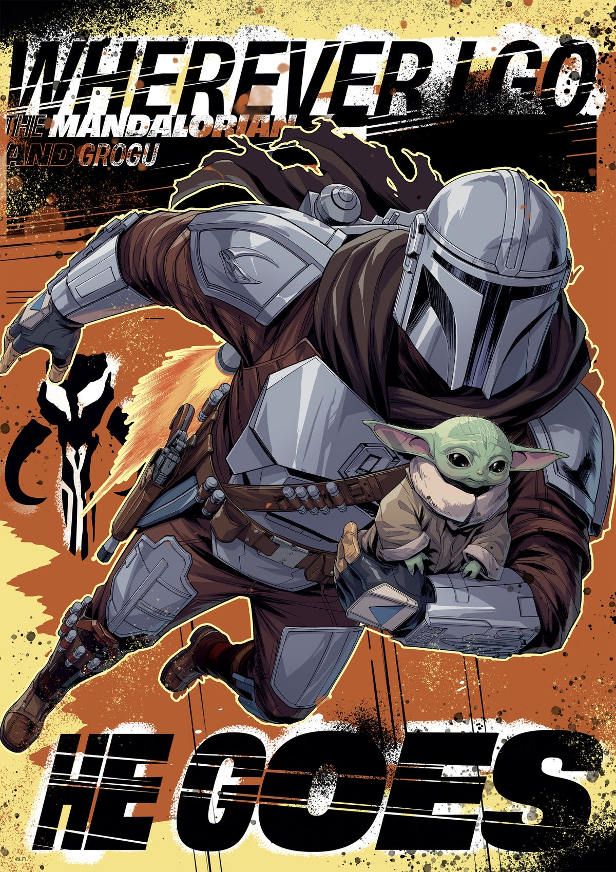 Star Wars: The Mandalorian and Grogu 500 Piece Jigsaw Puzzle