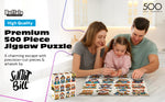 Gold Collection: Dressy Dogs, Cozy Cats 500 Piece Puzzle