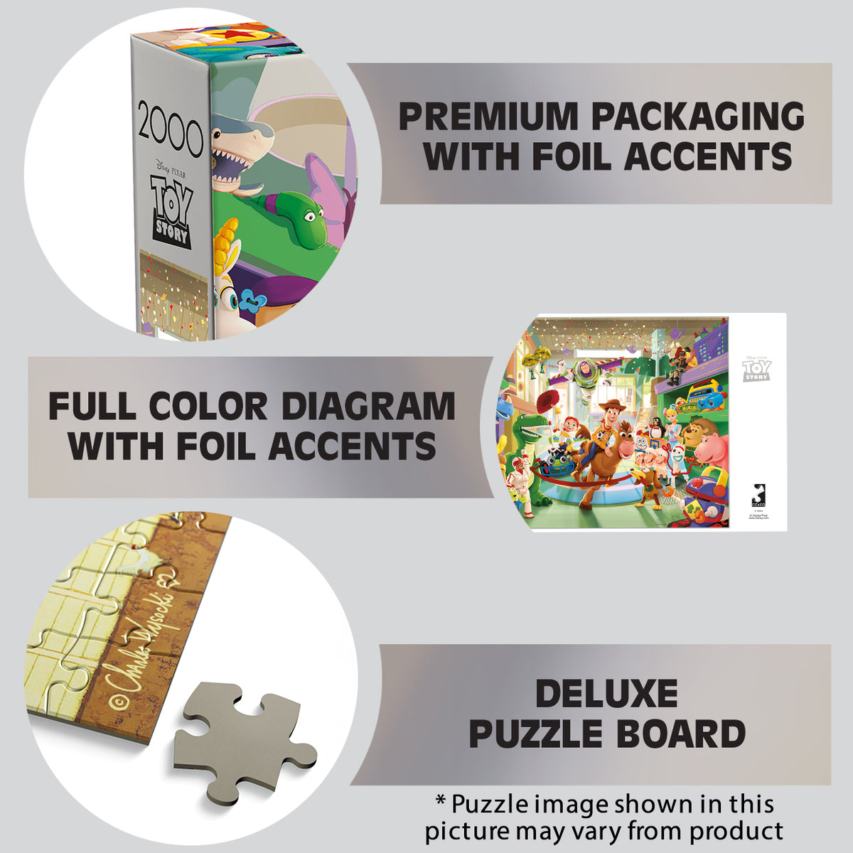 Ceaco: Silver Select: Giddy-up! Toy Story 2000 Piece Puzzle