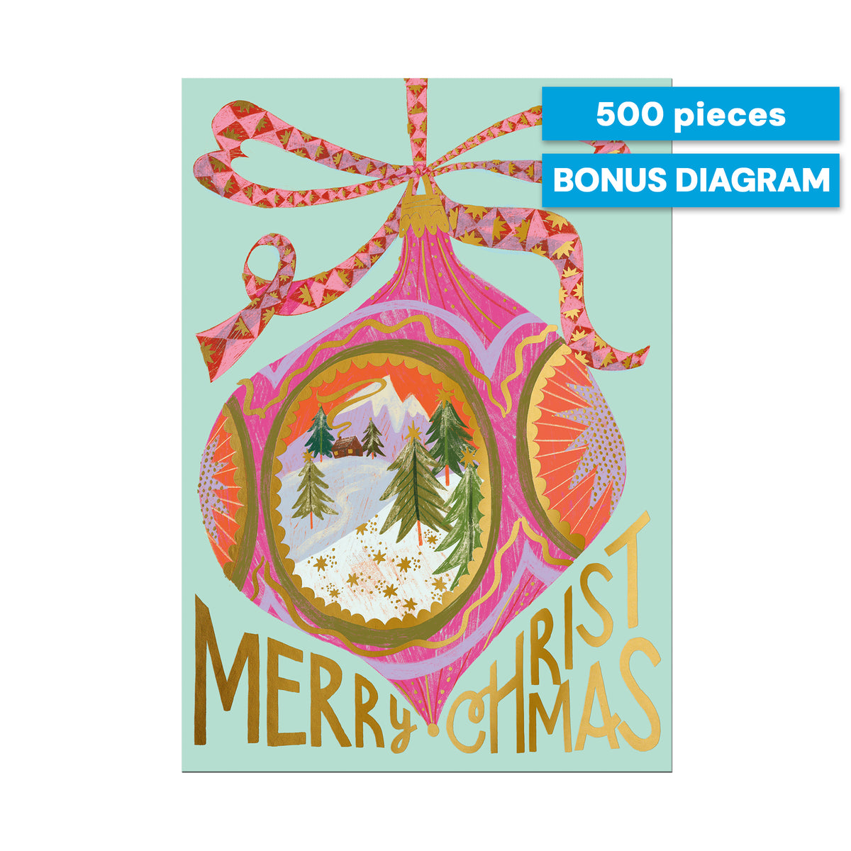 Gold Collection: Christmas Bauble 500 Piece Puzzle