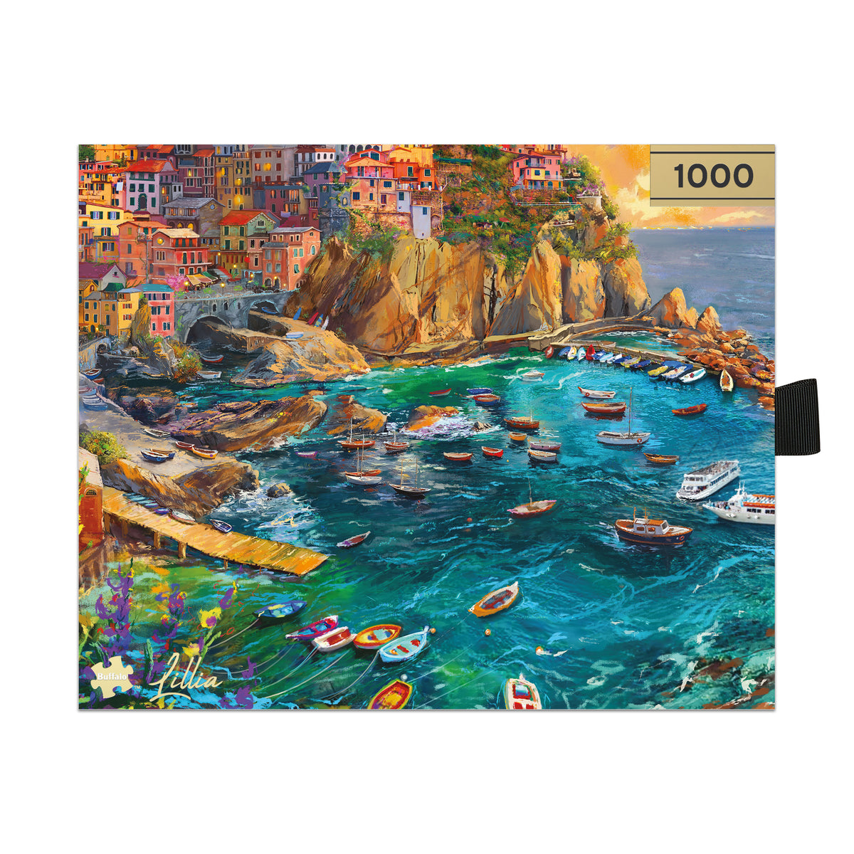 Gold Collection: Cinque Terre Seas – 1000 Piece Jigsaw Puzzle
