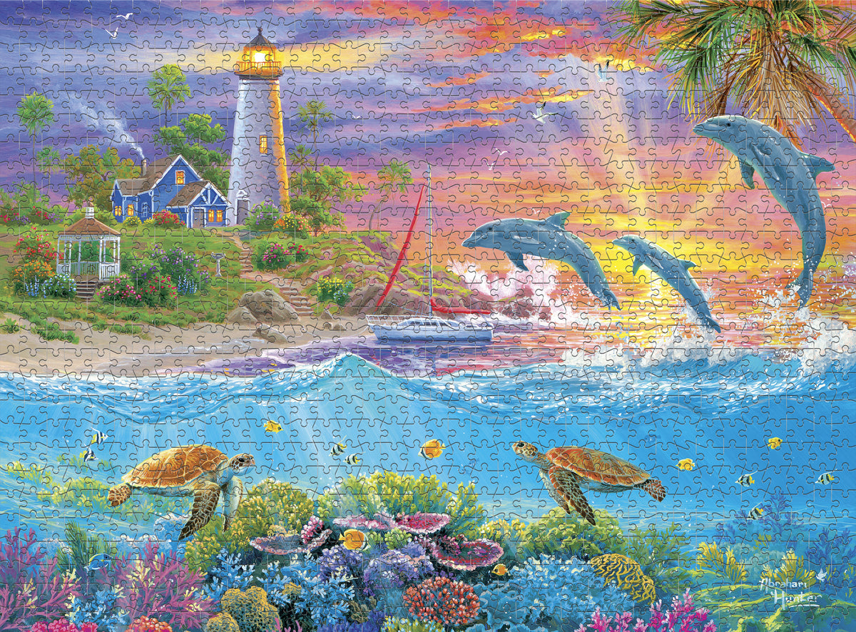Abraham Hunter: Paradise Island 1000 Piece Puzzle