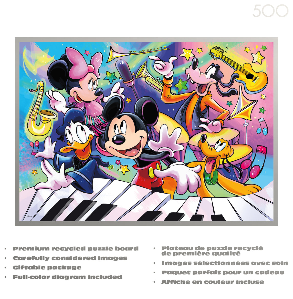 Silver Select: Disney Mickey's Music 500 Piece Puzzle