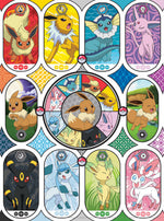 Pokémon - Windows of Eevee 1000 Piece Puzzle (Silver Select Edition) - Giftable Package With Silver Foil Accents