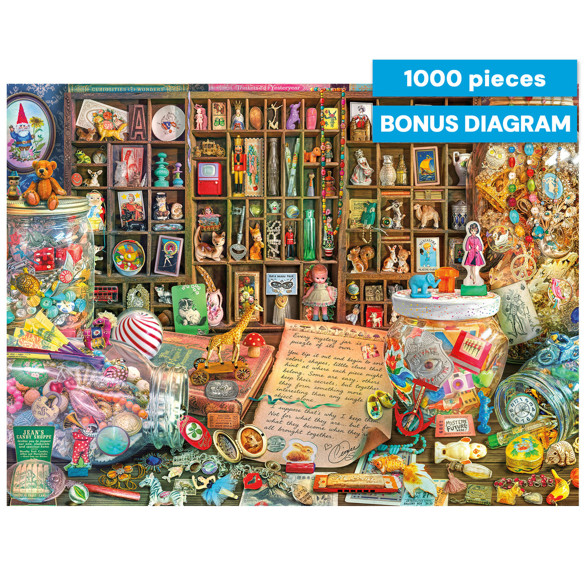 Aimee Stewart:  Mystery Jar Treasures 1000 Piece Puzzle