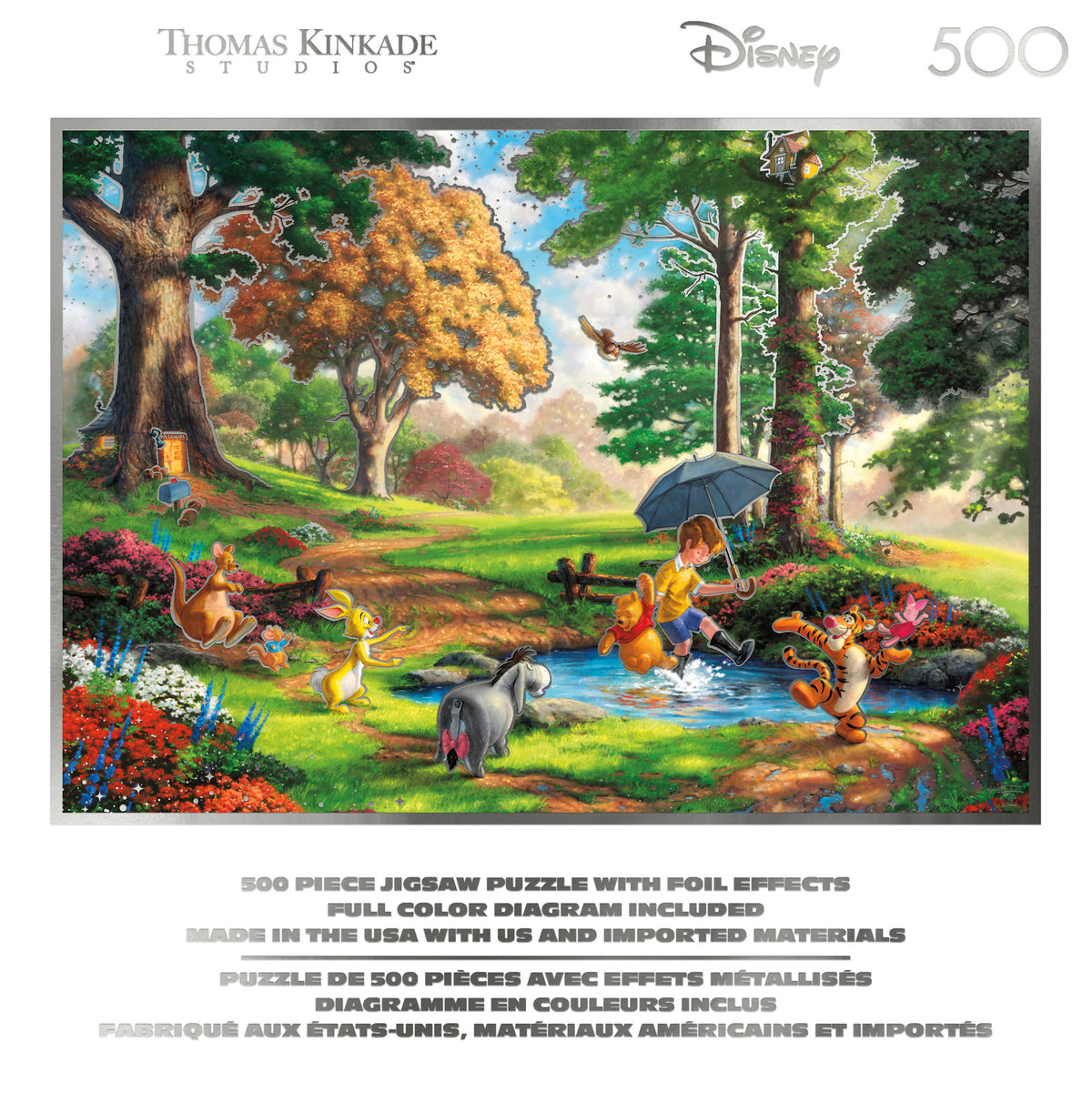 Thomas Kinkade Disney Silver Select: Winnie the Pooh 500 Piece Puzzle