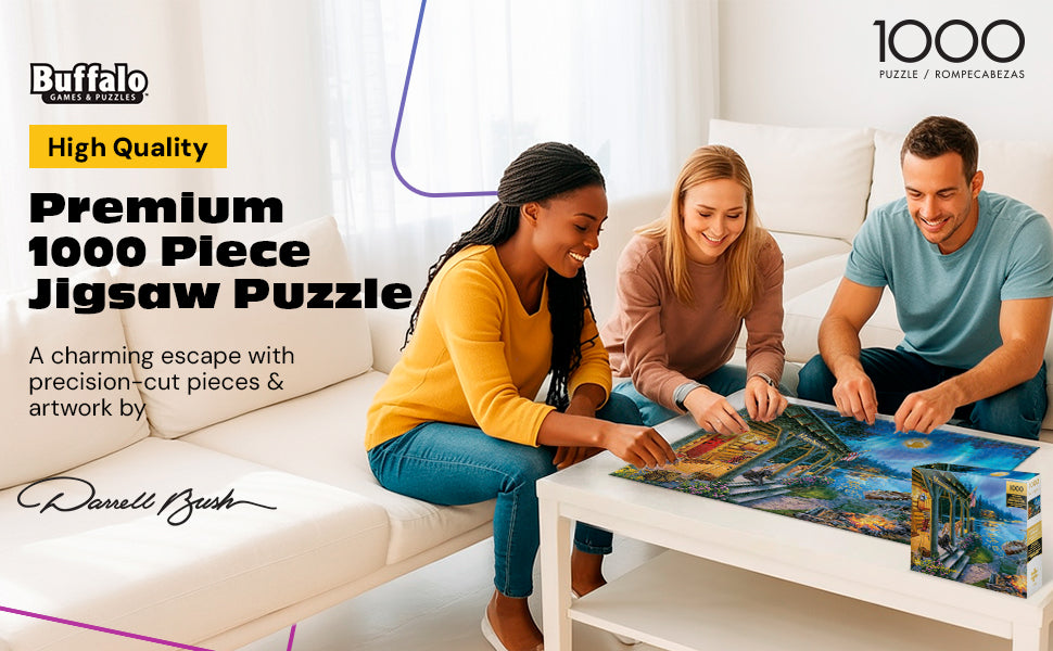 Gold Collection: Moonlight Lodge 1000 Jigsaw Puzzle