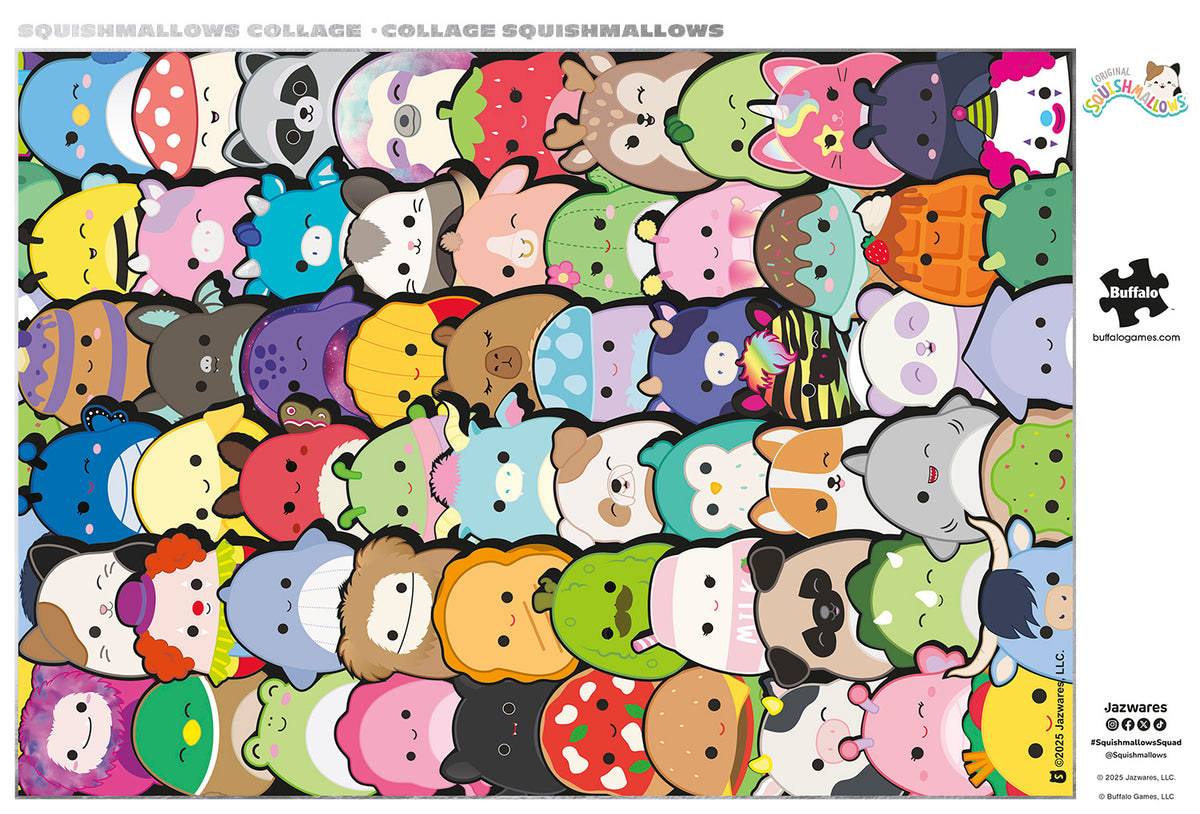 Squishmallows - 500 Piece Silver Select Jigsaw Puzzle