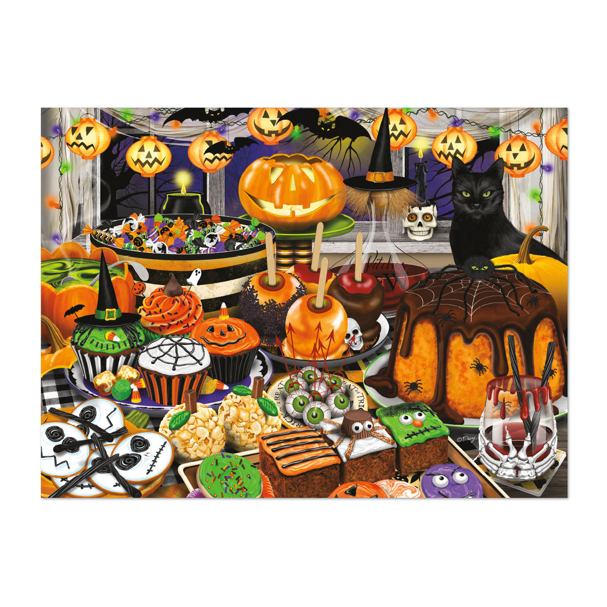 Tracey Flickinger Halloween Haul 1000 Piece puzzle - Sapphire Select