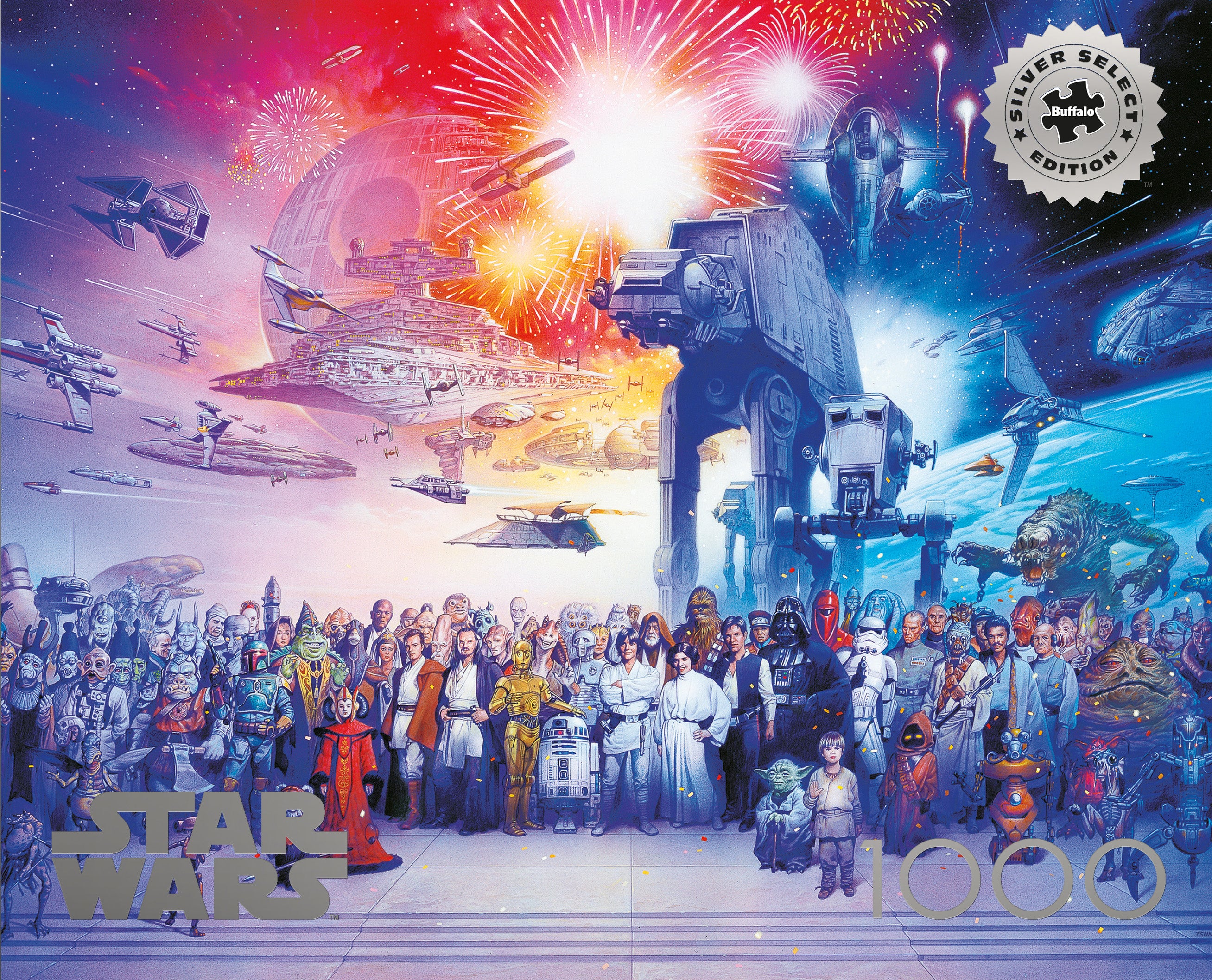 Star Wars™ - You Were The Chosen One -  1000 Piece Silver Select Jigsaw Puzzles