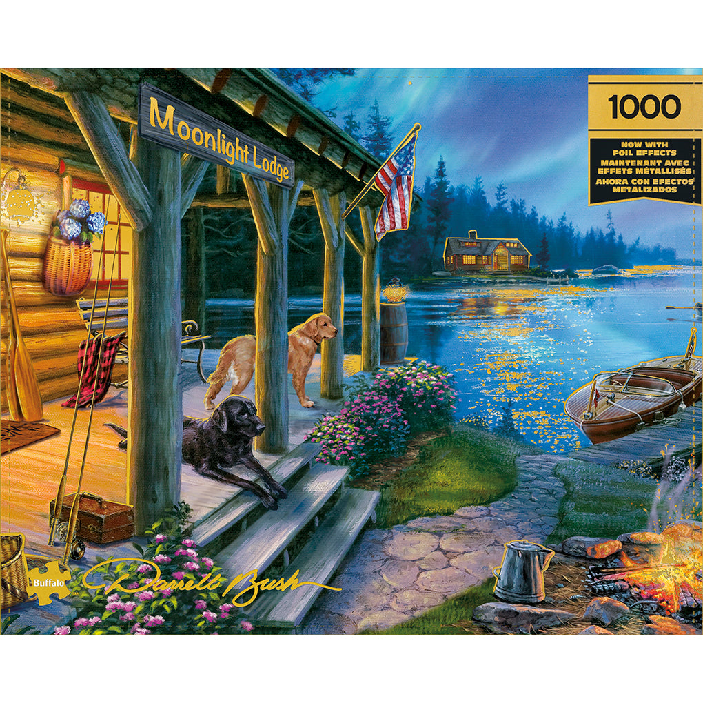 Gold Collection: Moonlight Lodge 1000 Jigsaw Puzzle