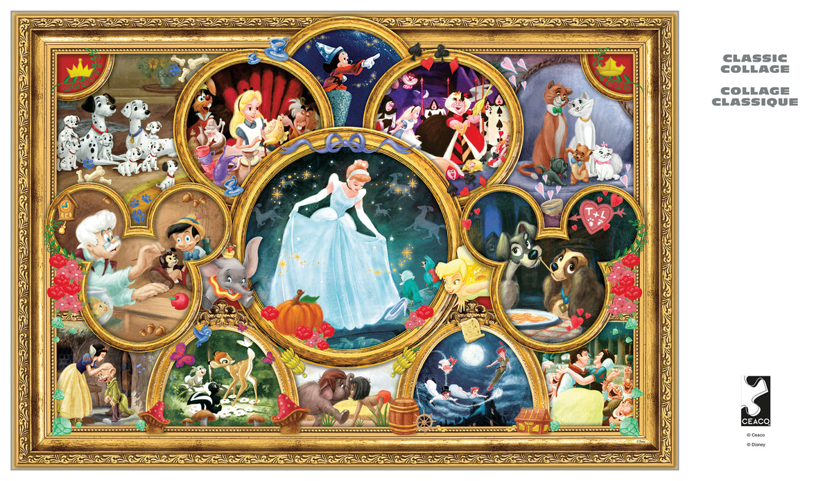Silver Select: Disney Classic Collage 2000 Piece Puzzle