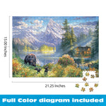 Abraham Hunter Mountain Morning 500 Piece Jigsaw Puzzle