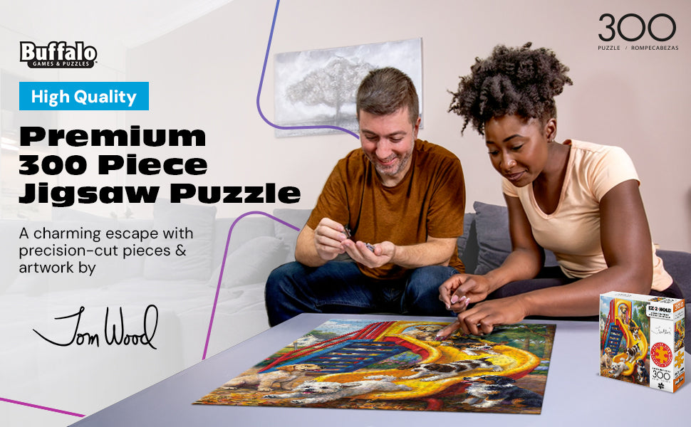 Playtime Pups 300 Large Piece Puzzle