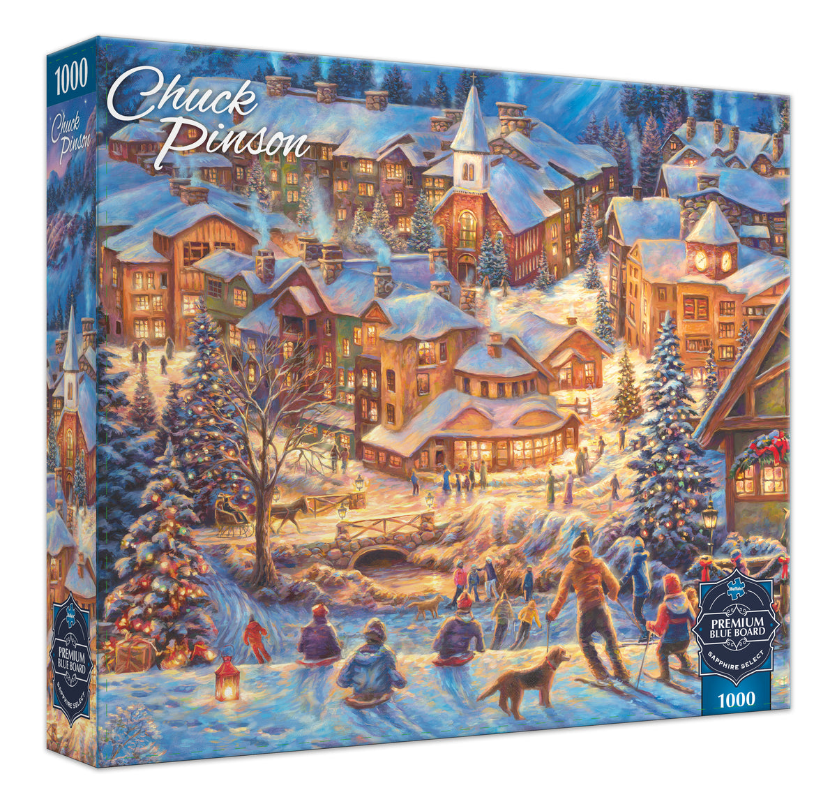 Sapphire Select: Twilight Winter Village 1000 Piece Puzzle