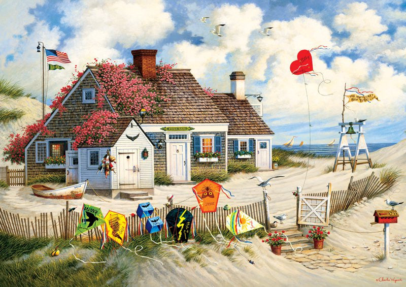 Charles Wysocki Root Beer Break at the Butterfields 300 Large Piece Jigsaw Puzzle Art
