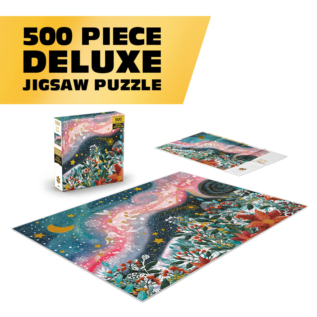 Gold Collection: Celestial Animals 500 Piece Puzzle