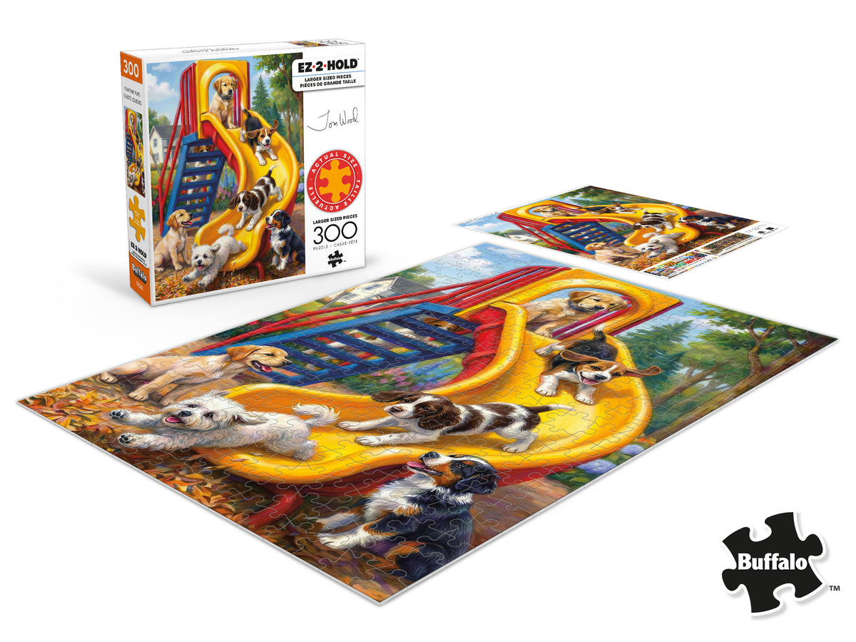 Playtime Pups 300 Large Piece Puzzle