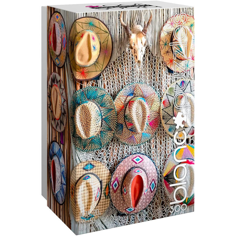 blanc STANDARD ITEM E - HATS OF MEXICO 300 Piece Puzzle