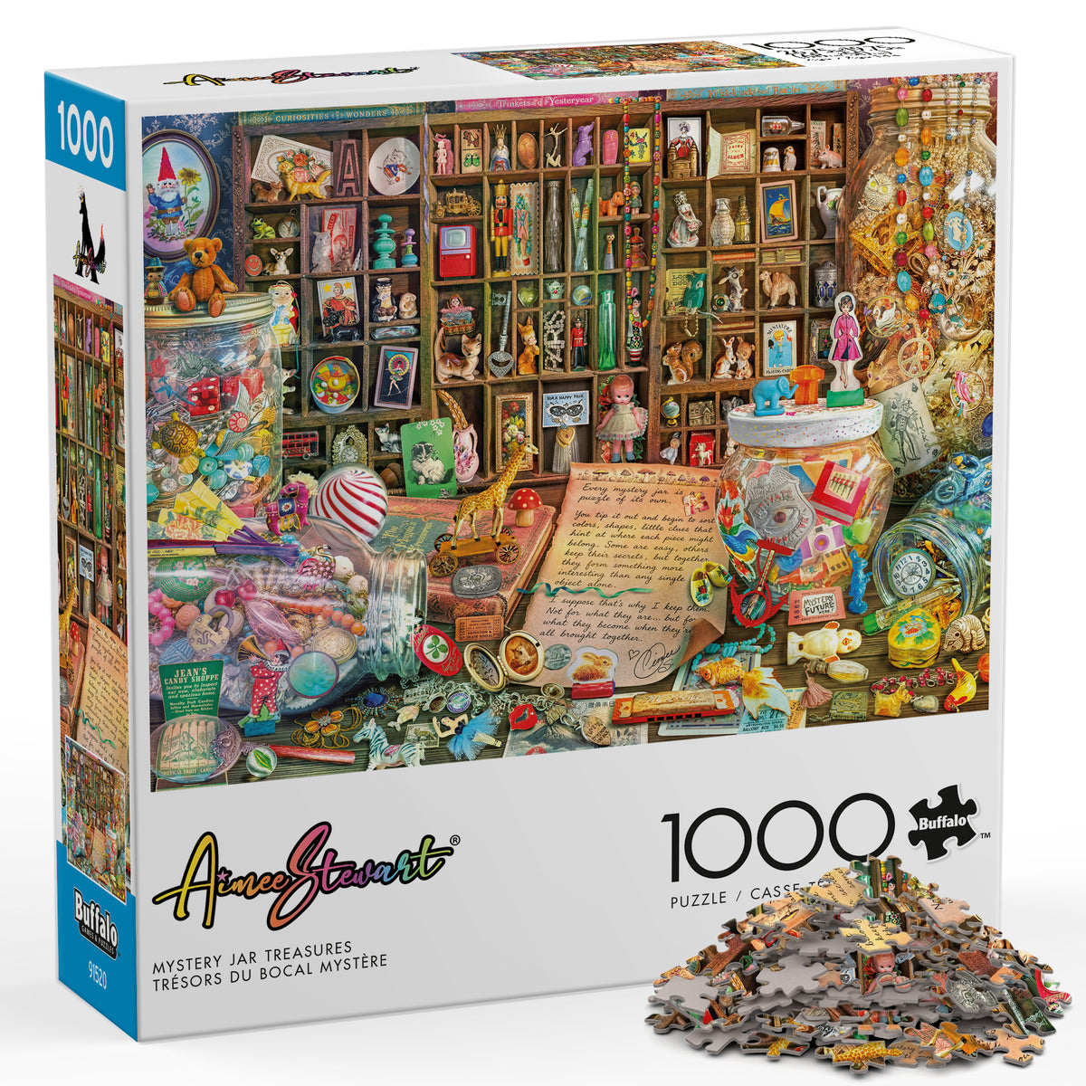 Aimee Stewart:  Mystery Jar Treasures 1000 Piece Puzzle