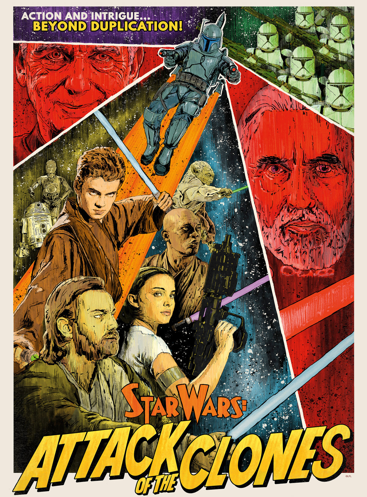 Star Wars™ Attack of the Clones -  1000 Piece Jigsaw Puzzle