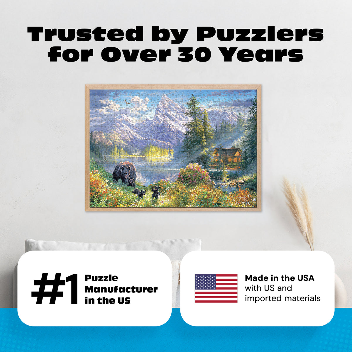 Abraham Hunter Mountain Morning 500 Piece Jigsaw Puzzle