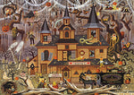 Charles Wysocki Trick or Treat Hotel 500 Piece Jigsaw Puzzle Art