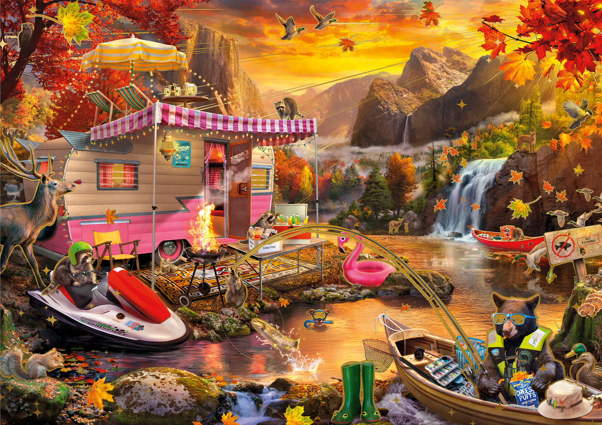 Gold Collection: Animal Campers 500 Piece Puzzle