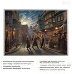 Silver Select: Harry Potter: Diagon Alley (Thomas Kinkade) 500 Piece Puzzle
