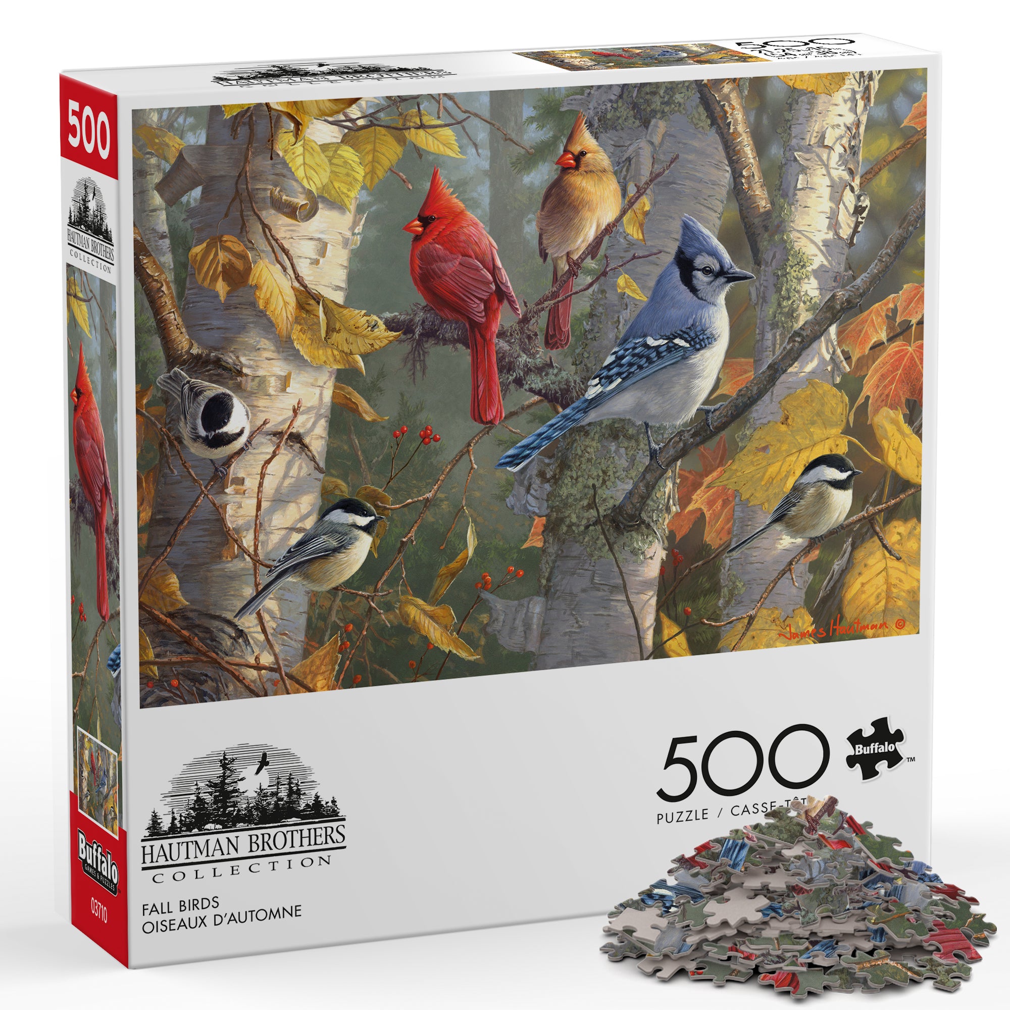 Hautman Brothers: Fall Birds 500 Piece Puzzle