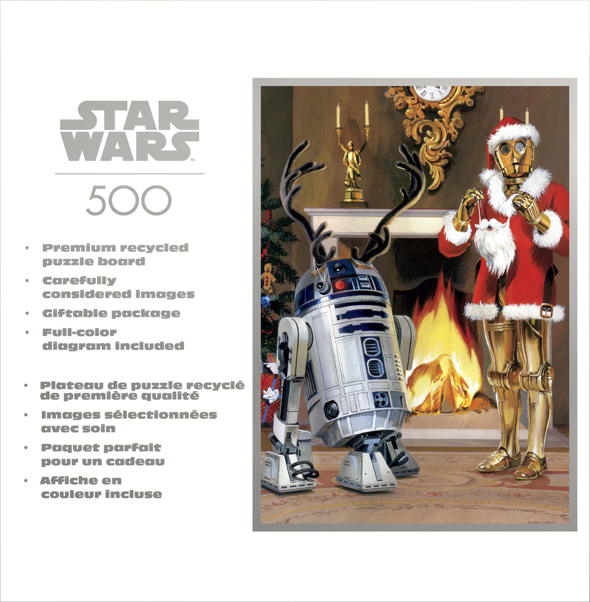 Star Wars Silver/Noir Select: All I Want for Christmas is R2 500 Piece Jigsaw Puzzle