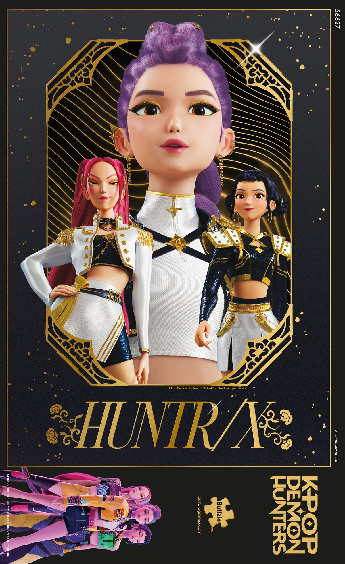 Gold Collection: KPop Demon Hunters Golden Huntrix 500 Piece Puzzle