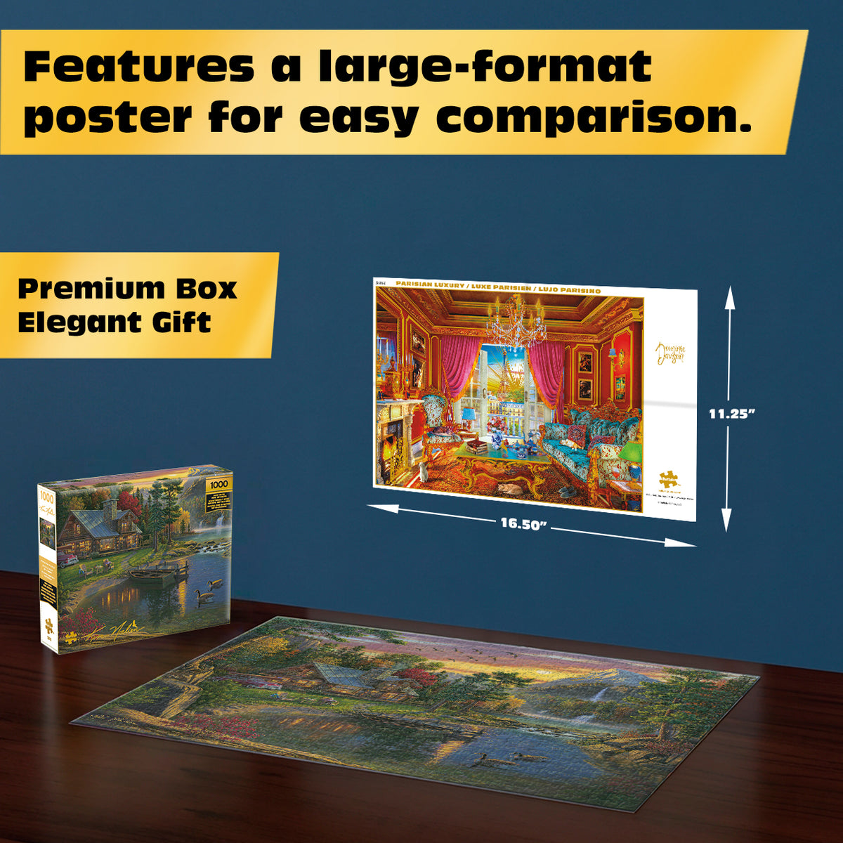 Gold Collection: Mountain Paradise 1000 Piece Puzzle