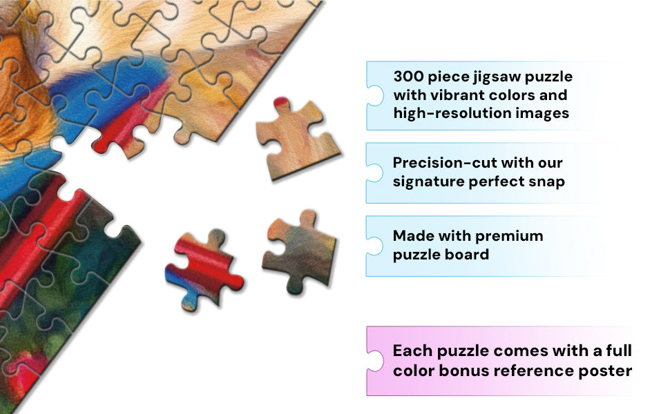 Playtime Pups 300 Large Piece Puzzle