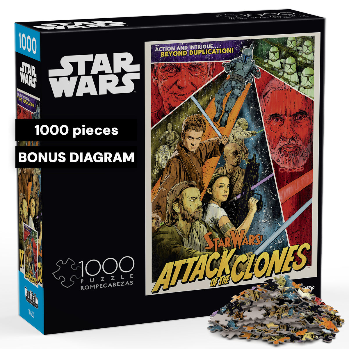 Star Wars™ Attack of the Clones -  1000 Piece Jigsaw Puzzle
