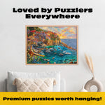 Gold Collection: Cinque Terre Seas – 1000 Piece Jigsaw Puzzle