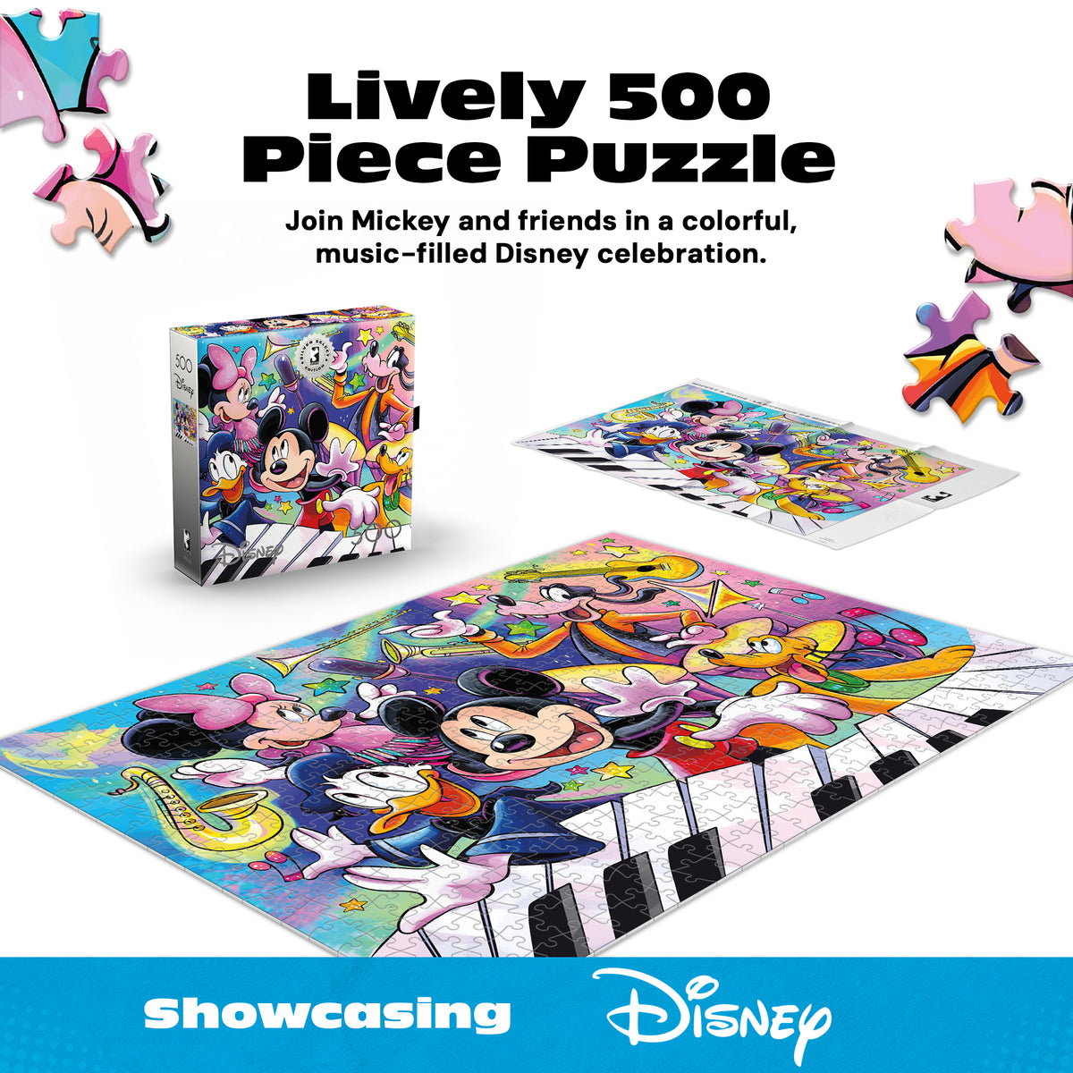 Silver Select: Disney Mickey's Music 500 Piece Puzzle