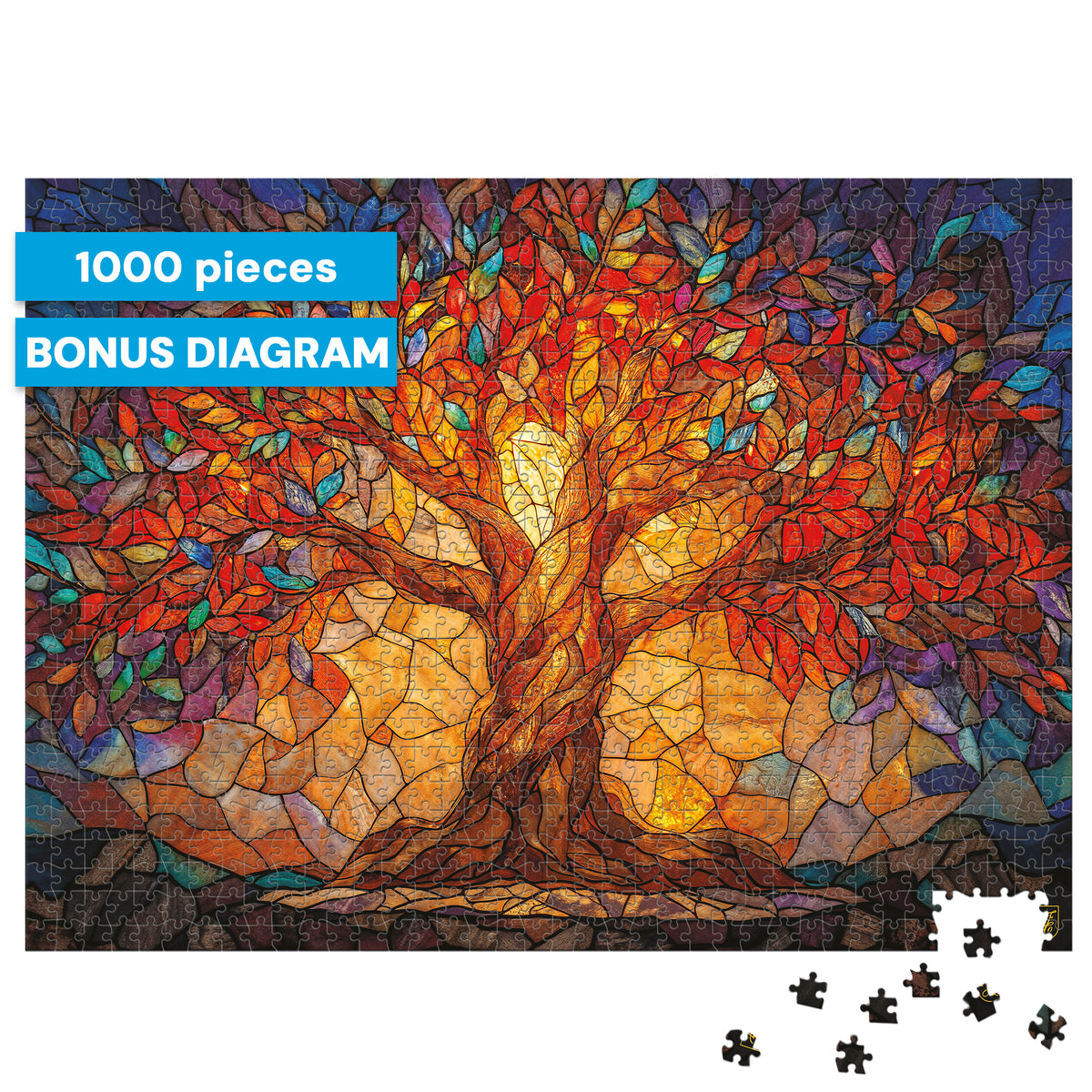 Sapphire Select: Tree of Life II 1000 Piece Puzzle