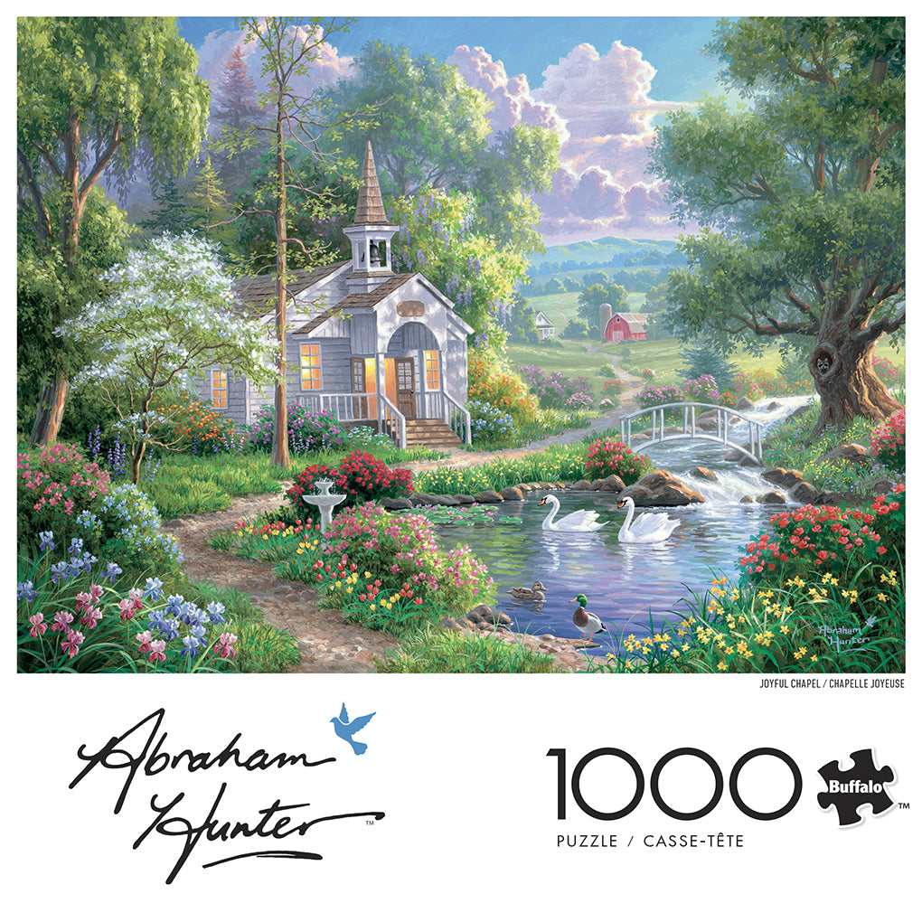Abraham Hunter: Joyful Chapel 1000 Piece Puzzle