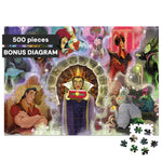 Noir Select: Disney Villains 500 Piece Puzzle