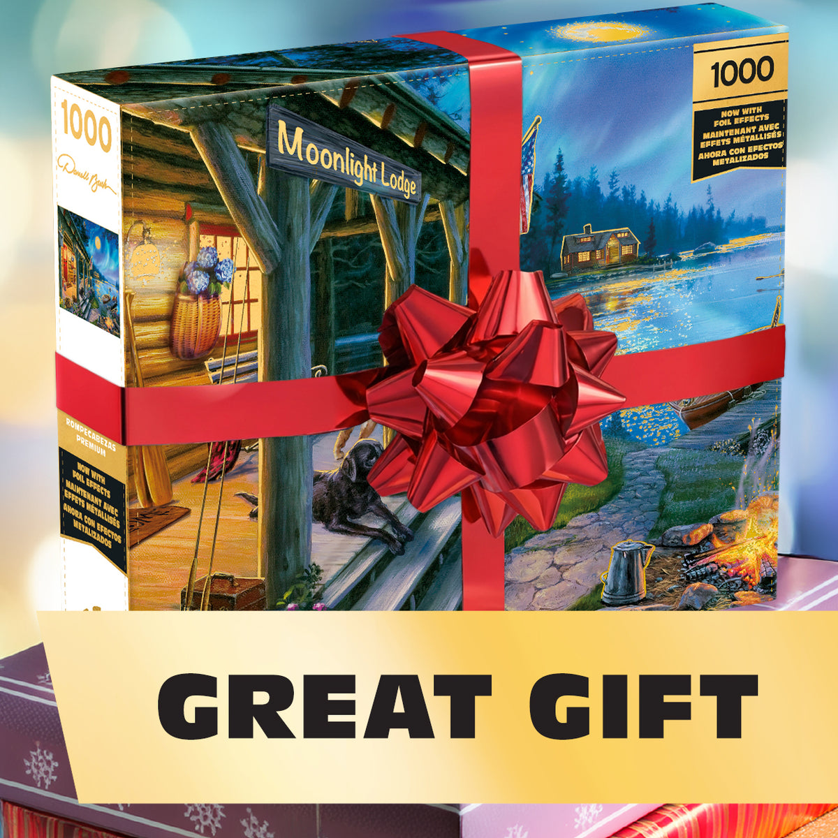 Gold Collection: Moonlight Lodge 1000 Jigsaw Puzzle