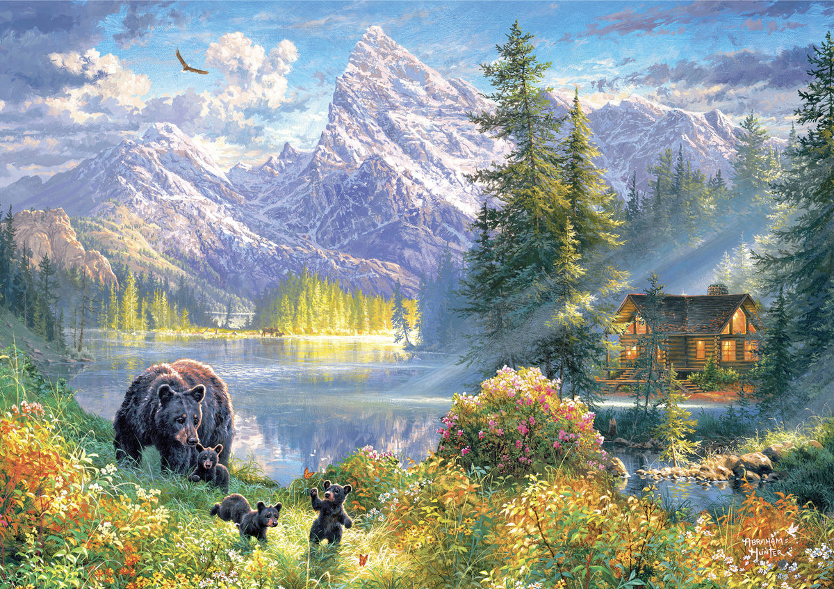 Abraham Hunter Mountain Morning 500 Piece Jigsaw Puzzle