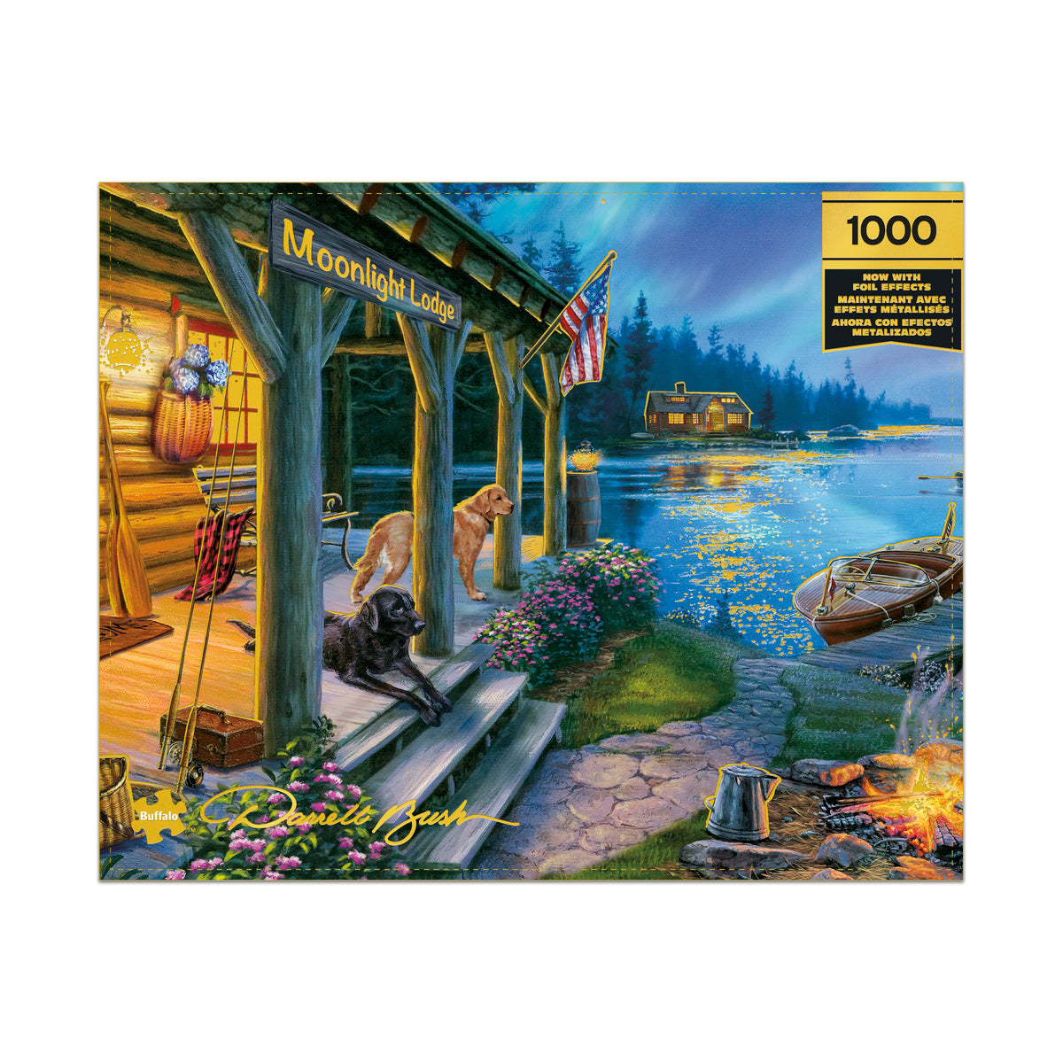 Gold Collection: Moonlight Lodge 1000 Jigsaw Puzzle