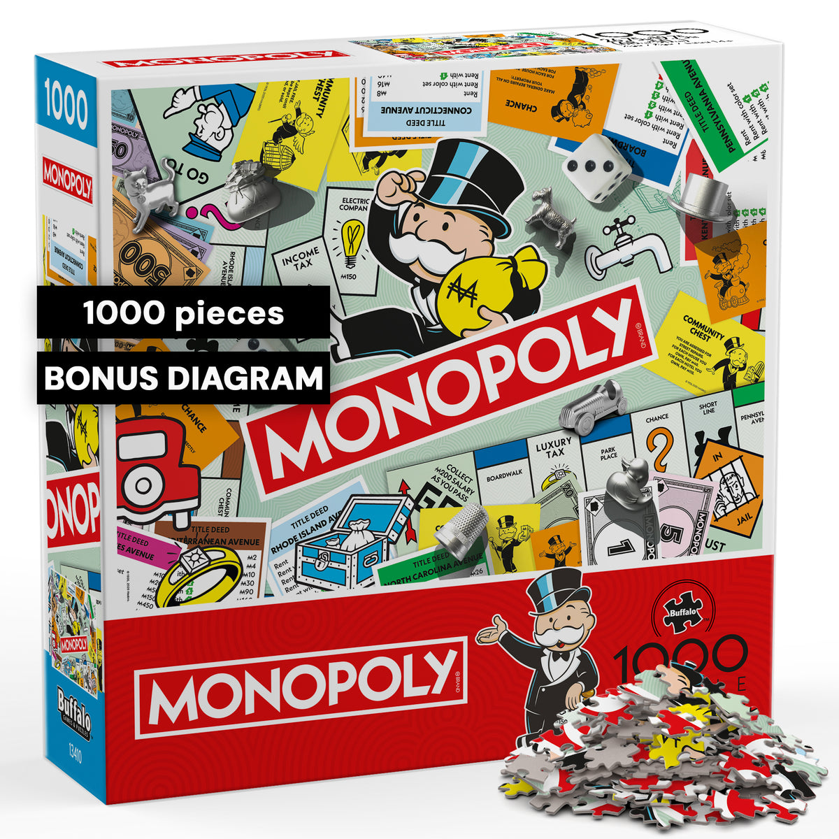 Monopoly Collage 1000 Piece Puzzle