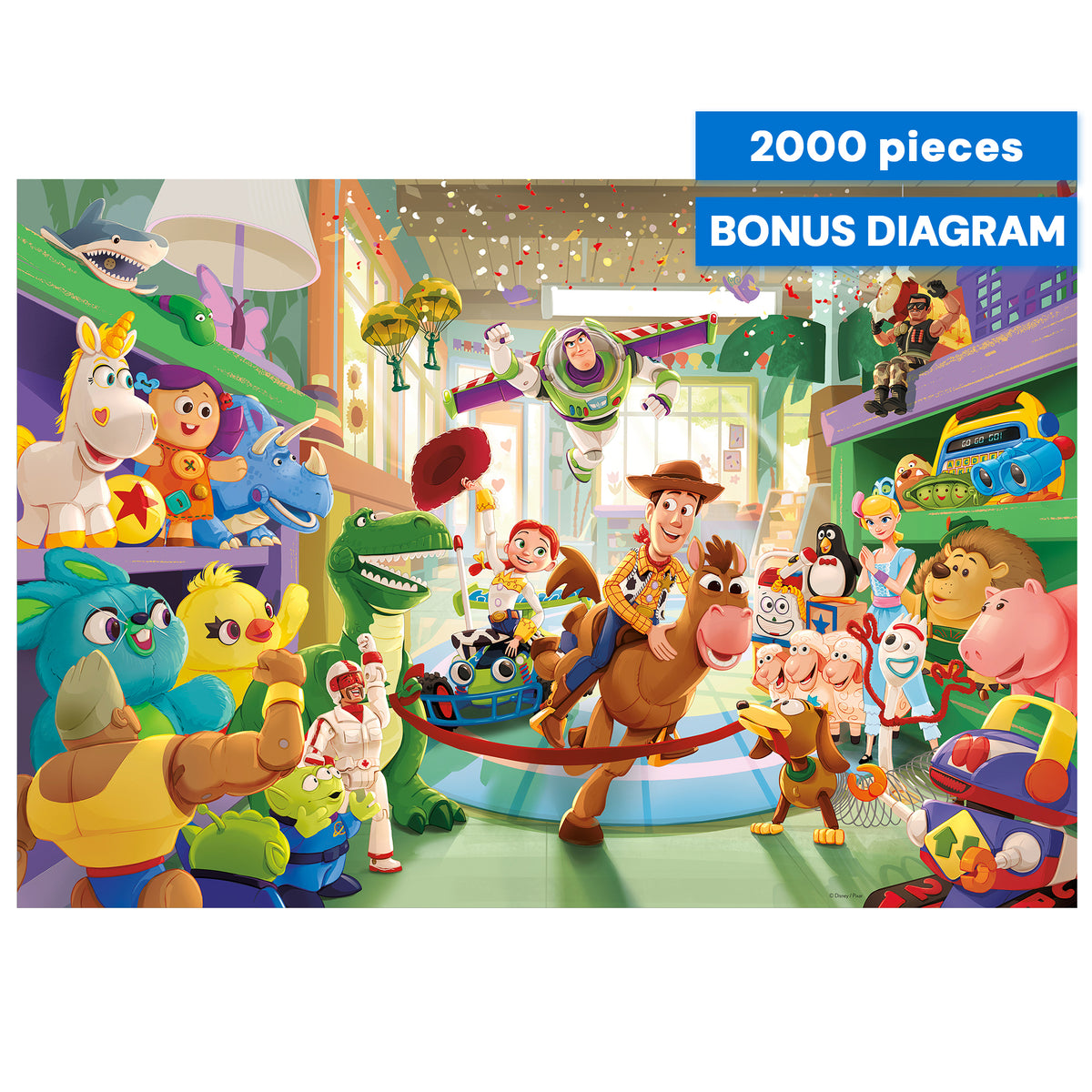 Ceaco: Silver Select: Giddy-up! Toy Story 2000 Piece Puzzle