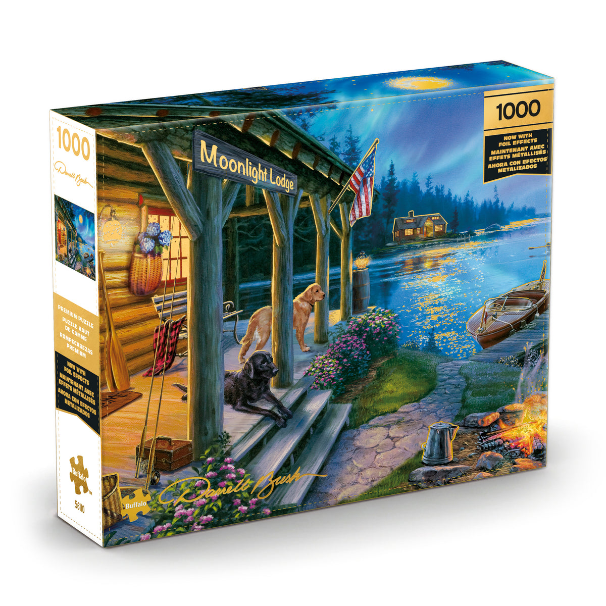 Gold Collection: Moonlight Lodge 1000 Jigsaw Puzzle