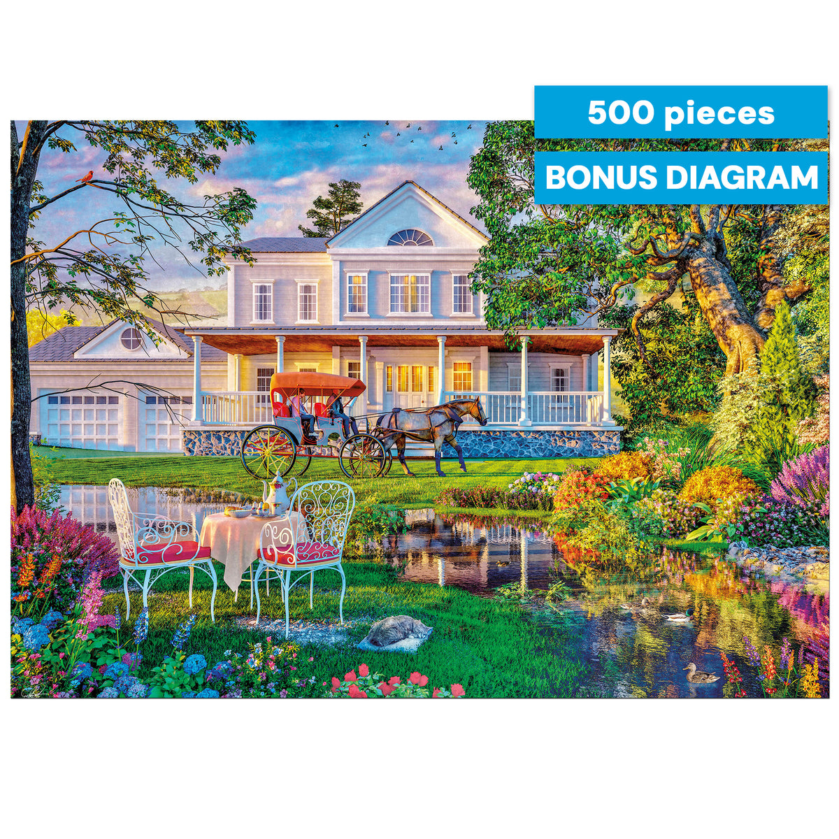 Country Life: Country Estate 500 Piece Puzzle