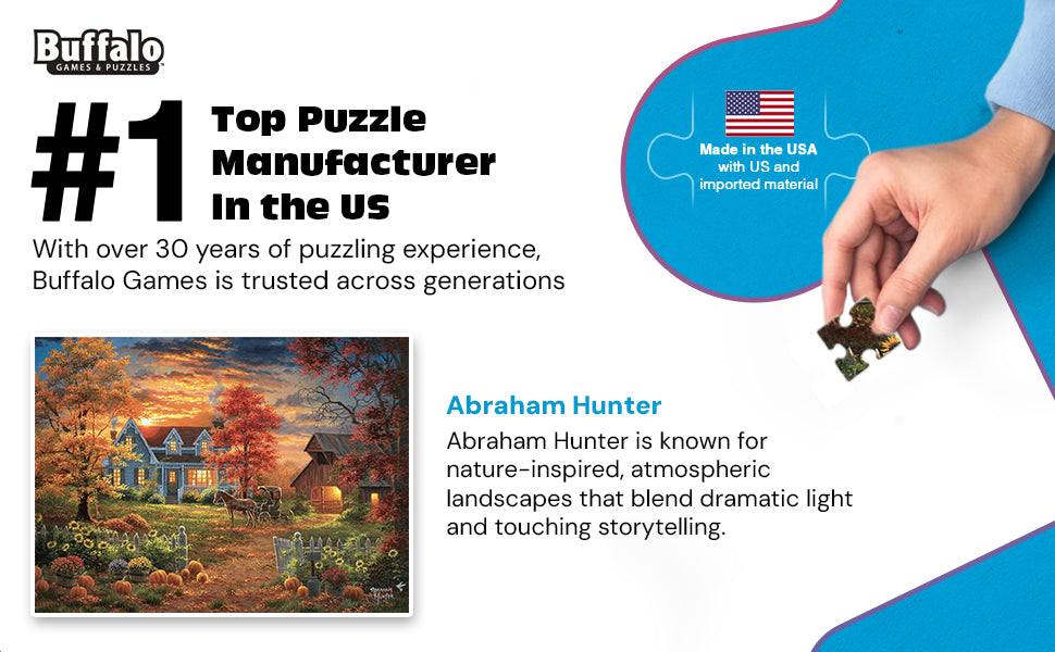 Abraham Hunter: Autumn Lights 1000 Piece Puzzle
