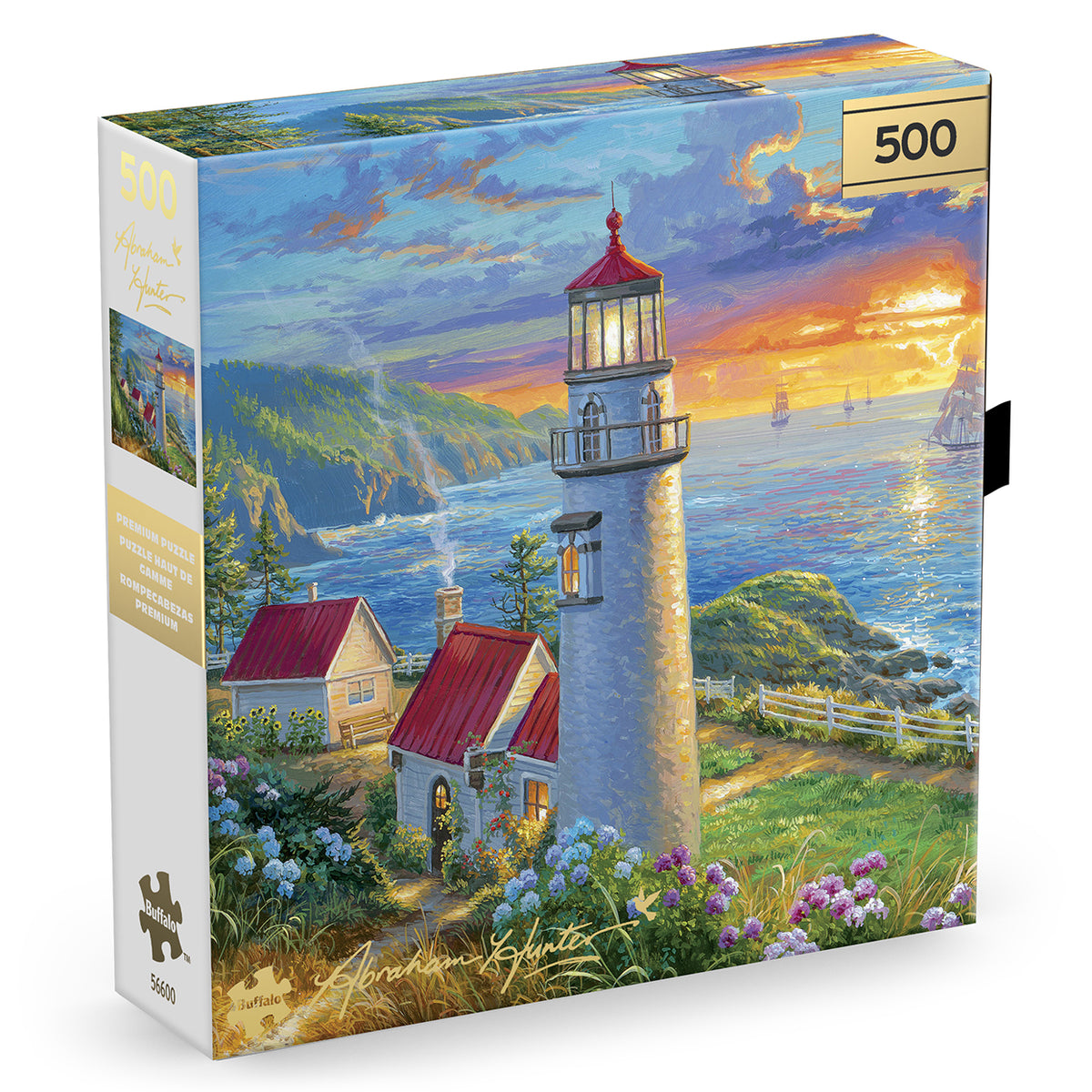 Gold Collection – Evening Watch 500 Piece Jigsaw Puzzle - Abraham Hunter